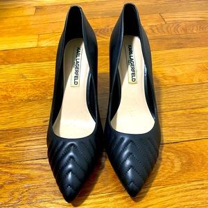 Karl Lagerfeld Black Pumps - Size 6